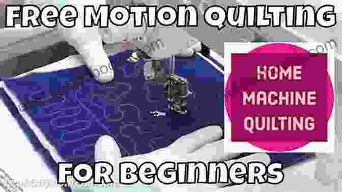 A Close Up Of A Free Motion Quilting Machine In Action Color Thread Free Motion Quilting: Learn To Stitch With Reckless Abandon