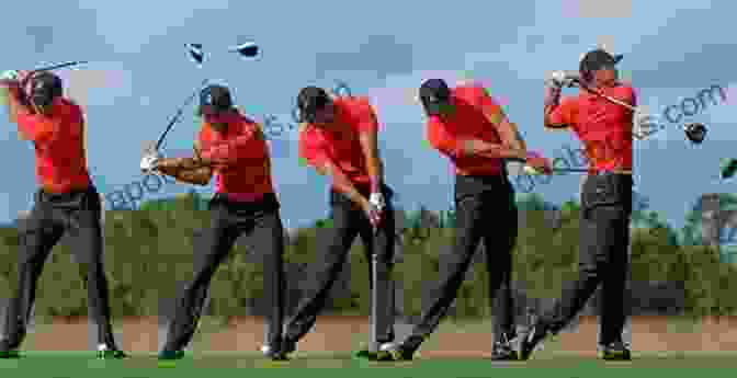 A Golfer Executing A Powerful Golf Swing On The Driving Range The Rudimentary Guide To Golf Training For Beginners