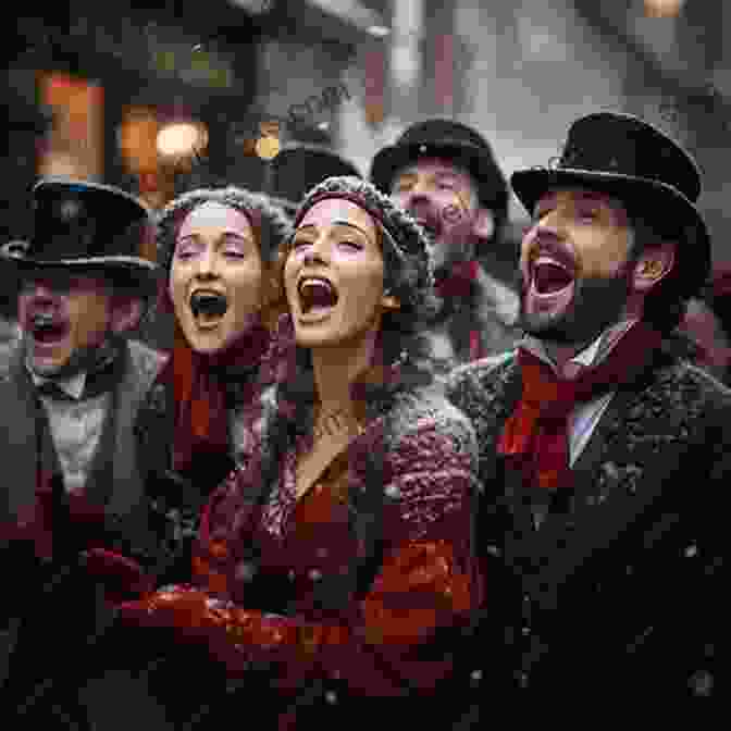 A Group Of Carolers Singing In A Snowy Town Bass For Kids: Christmas Carols Classical Music Nursery Rhymes Traditional Folk Songs