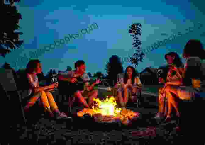 A Group Of People Gathered Around A Bonfire, Singing And Playing Folk Songs On Guitars And Drums Tuba For Kids: Christmas Carols Classical Music Nursery Rhymes Traditional Folk Songs