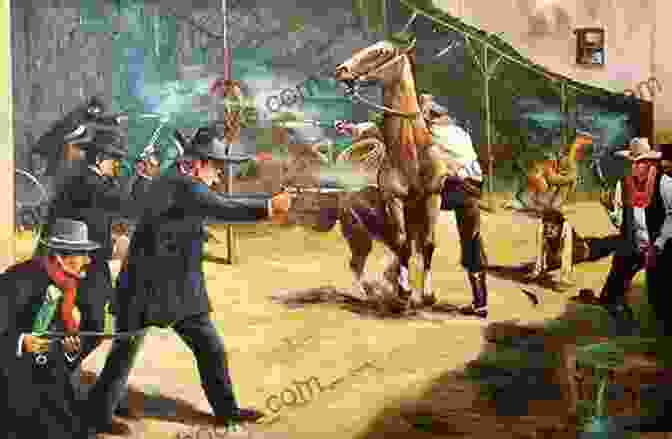 A Painting Depicting The Gunfight At The O.K. Corral Crime Buff S Guide To The Outlaw Rockies (Crime Buff S Guides)