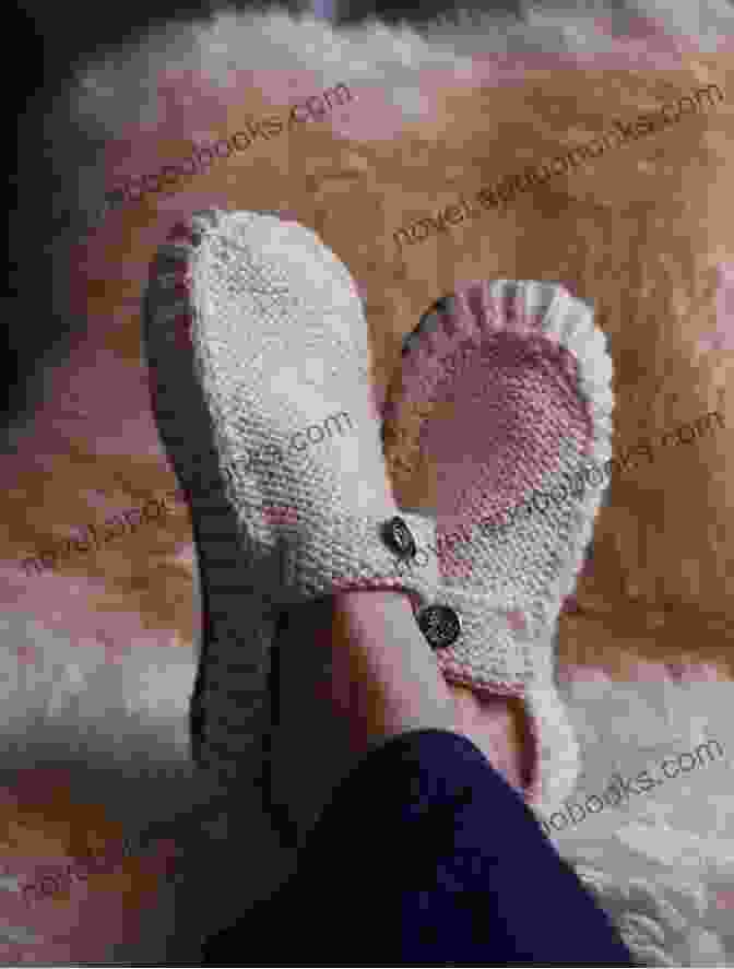 A Person Relaxing And Knitting Slippers On A Weekend Easy To Knit Slippers (Weekend Knits 1)