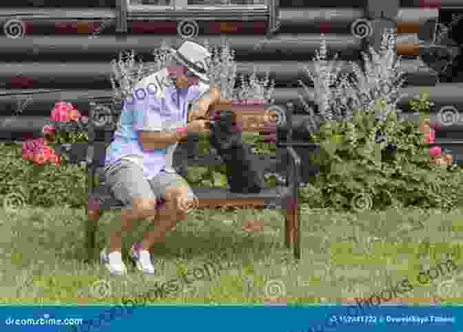 A Photo Of A Man And His Dog Sitting On A Bench In A Park. Hound Dog Blues: Duke S Doggone Last Ride Home A Memoir Of Life And Loss