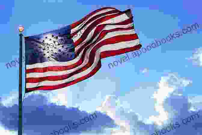 A Photograph Of The American Flag Waving In The Wind. America By Heart: Reflections On Family Faith And Flag