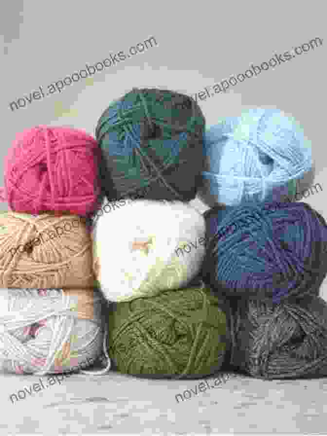 A Selection Of Different Yarns And Materials Displayed On A Table. Make In A Weekend Shawls