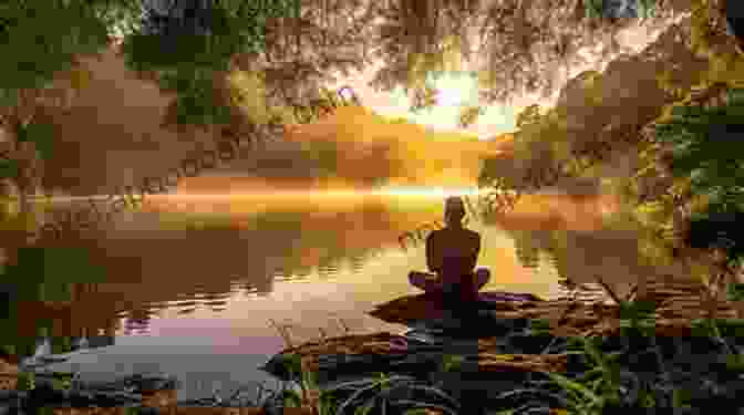 A Serene Image Of A Person Meditating In A Tranquil Garden Heal With Syllables (A Haiku Journey)