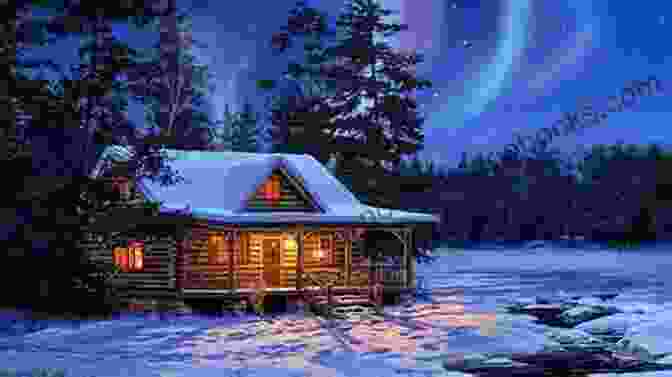 A Snowy Landscape With A Cozy Cabin In The Background Nature Powered Poems