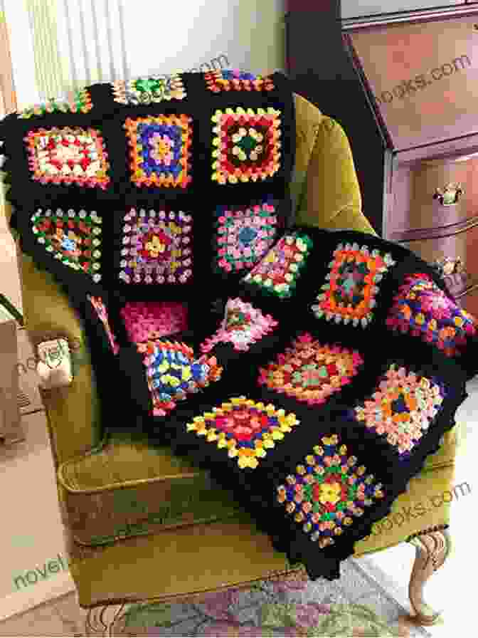 A Vibrant Granny Square Afghan Showcasing A Mesmerizing Array Of Colors And Patterns Vintage Afghan Favorites Granny And Ripple Afghans (Vintage Crochet Favorites 2)