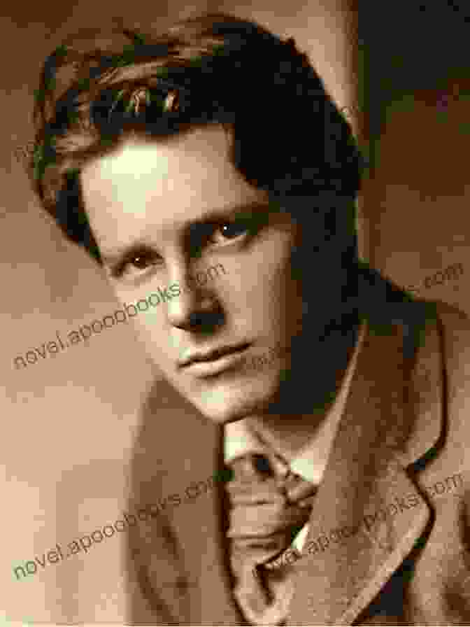 A Vintage Photograph Of Victor Hugo And Rupert Brooke, Side By Side, Looking Into The Distance. The Twins: Victor Hugo Rupert Brooke