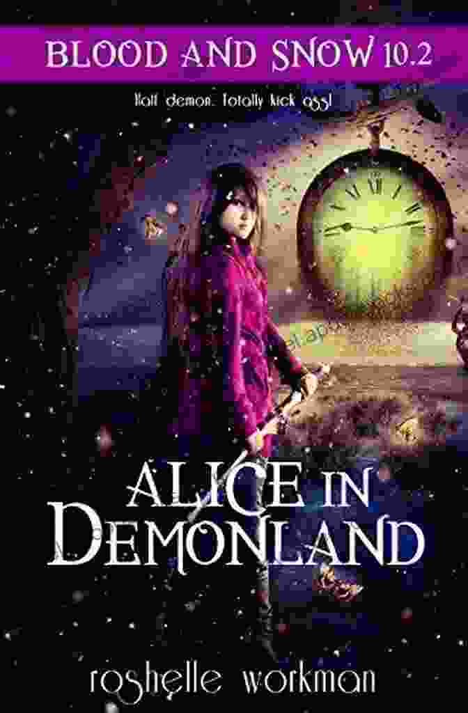 Alice In Demonland Book Cover, Featuring Alice Standing In A Dark Forest, Surrounded By Sinister Creatures Alice In Demonland: An Alice In Wonderland Reimagining