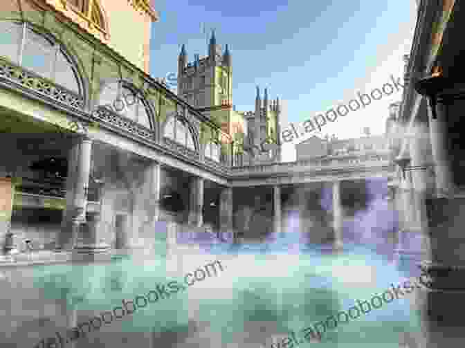 Cover Of 'Bath At Glance Uk At Glance' Book Featuring An Image Of The Iconic Roman Baths. Bath At A Glance (UK At A Glance 1)