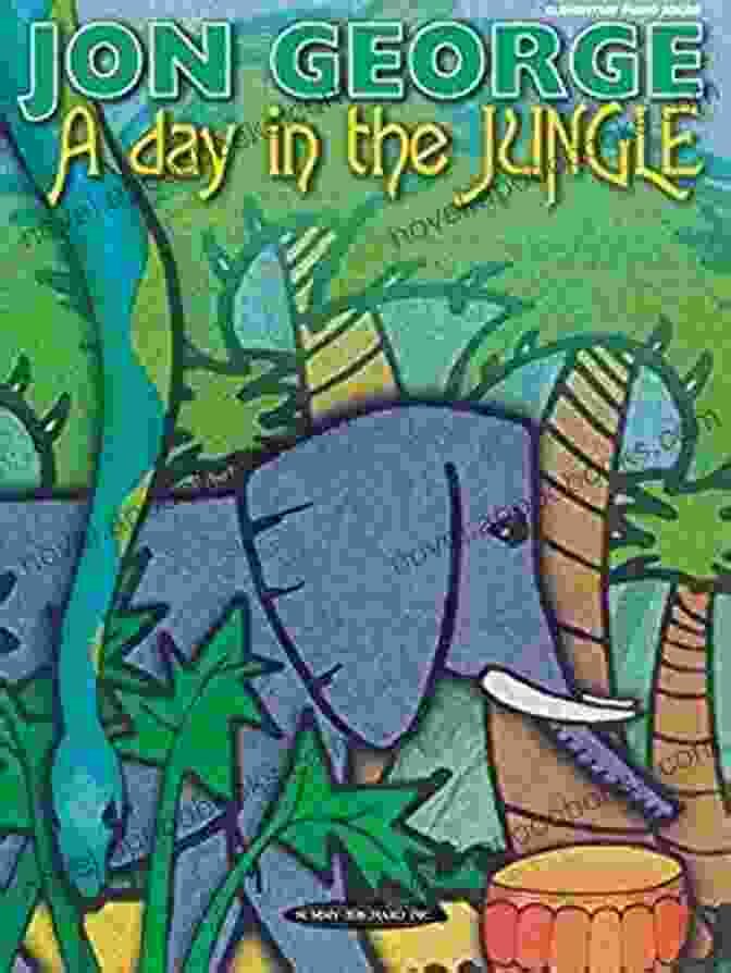 Day In The Jungle Elementary Piano Book Cover A Day In The Jungle: Elementary Piano