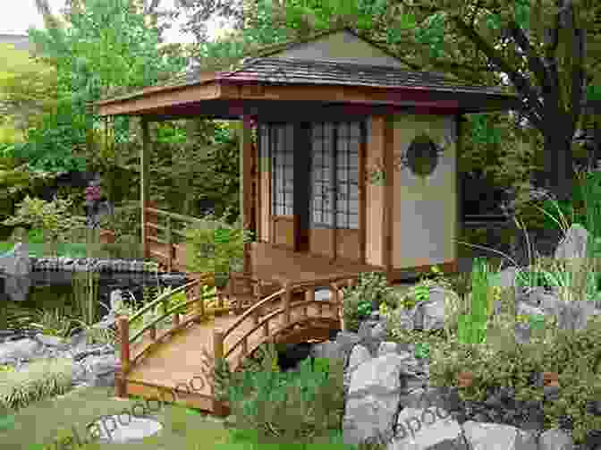 Elegant Tea Garden With Intricate Stone Paths, Lanterns, And A Traditional Tea House, Creating A Serene Atmosphere For The Tea Ceremony. #japanesegarden: Japanese Style Garden Photo Book: The Microcosmos Of Zen Spirit