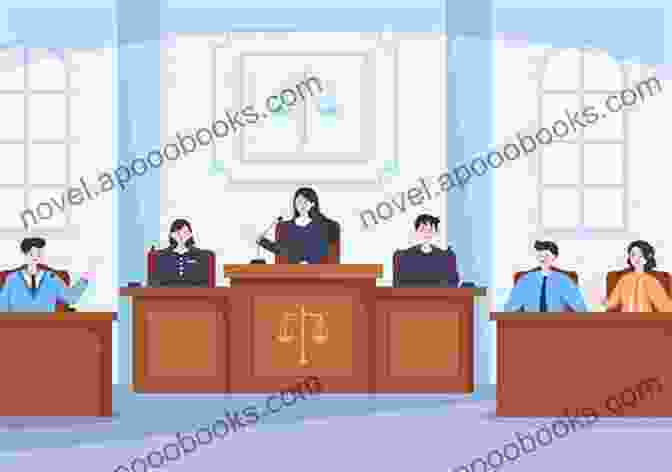 Illustration Of A Modern Courtroom With A Judge, Jury, And Lawyers Command And Persuade: Crime Law And The State Across History