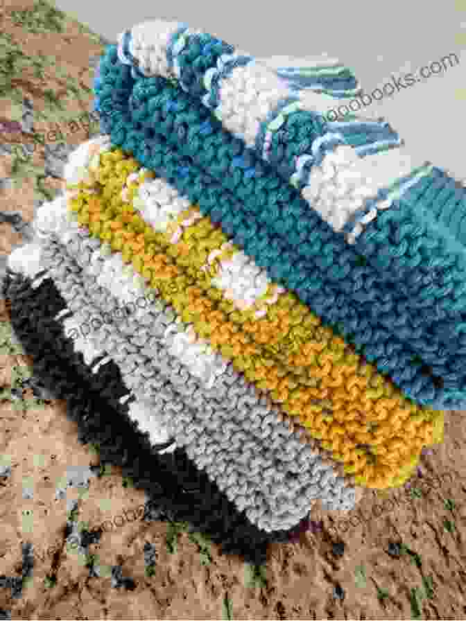 Image Of A Stack Of Knitted Kitchen Towels In Various Colors And Patterns Easy To Knit Kitchen Towels And Dishcloths (Weekend Knits 2)