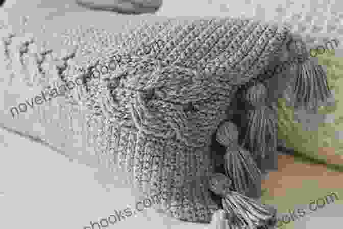 Intricate Cable Design On A Crochet Pillow Crochet Pillows: Cables Clusters Stripes (Tiger Road Crafts)