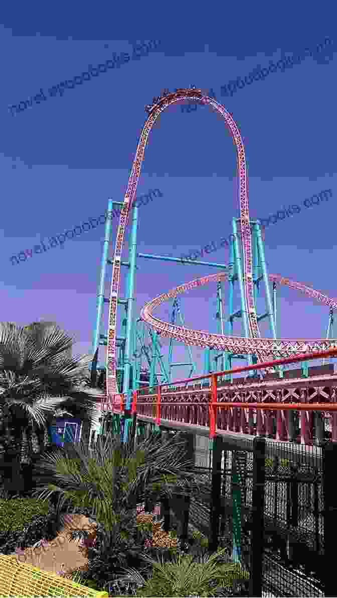 Knott's Berry Farm Sign With Roller Coasters In The Background 100 Things To Do In Orange County Before You Die