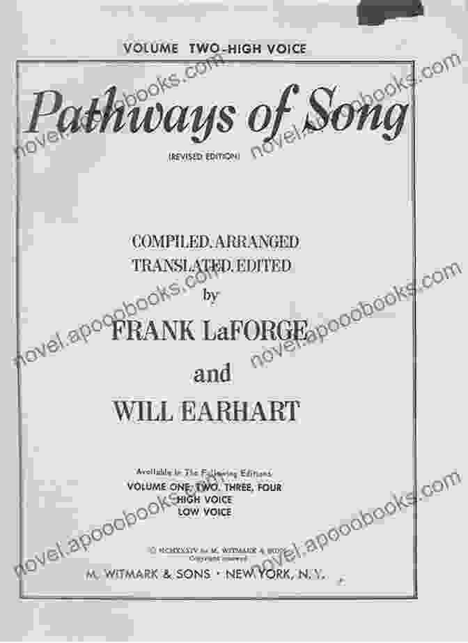 Pathways Of Song Volume 1: High Voice Book Cover Pathways Of Song Volume 2 (High Voice) (Pathways Of Song Series)