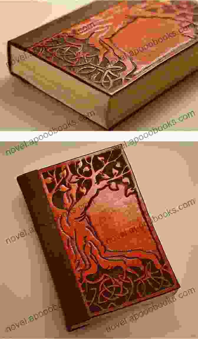 Pauline Johnson's Custom Leather Bound Book With Intricate Gold Tooling Creative Bookbinding Pauline Johnson