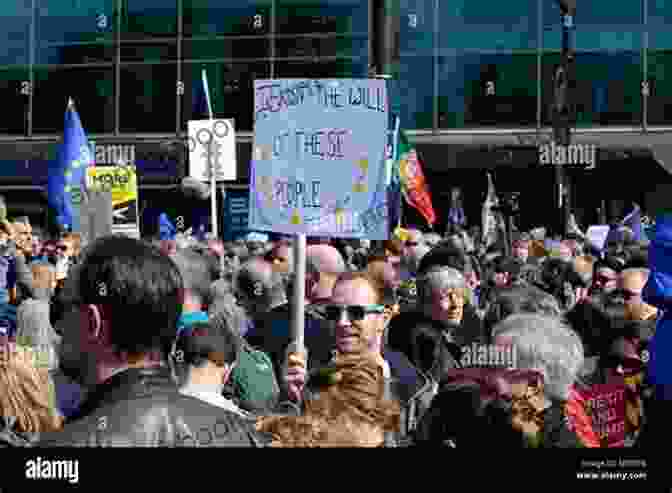 Photo Of A Protest Against Brexit, Showing People Waving EU Flags And Expressing Their Desire To Remain Part Of The EU. Sovereignty And The European Union: Why Membership Of The EU Does Not Diminish The Sovereignty Of The United Kingdom