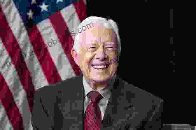 President Jimmy Carter Smiling, Wearing A Suit And Tie Jimmy Carter Book: The Biography Of Jimmy Carter