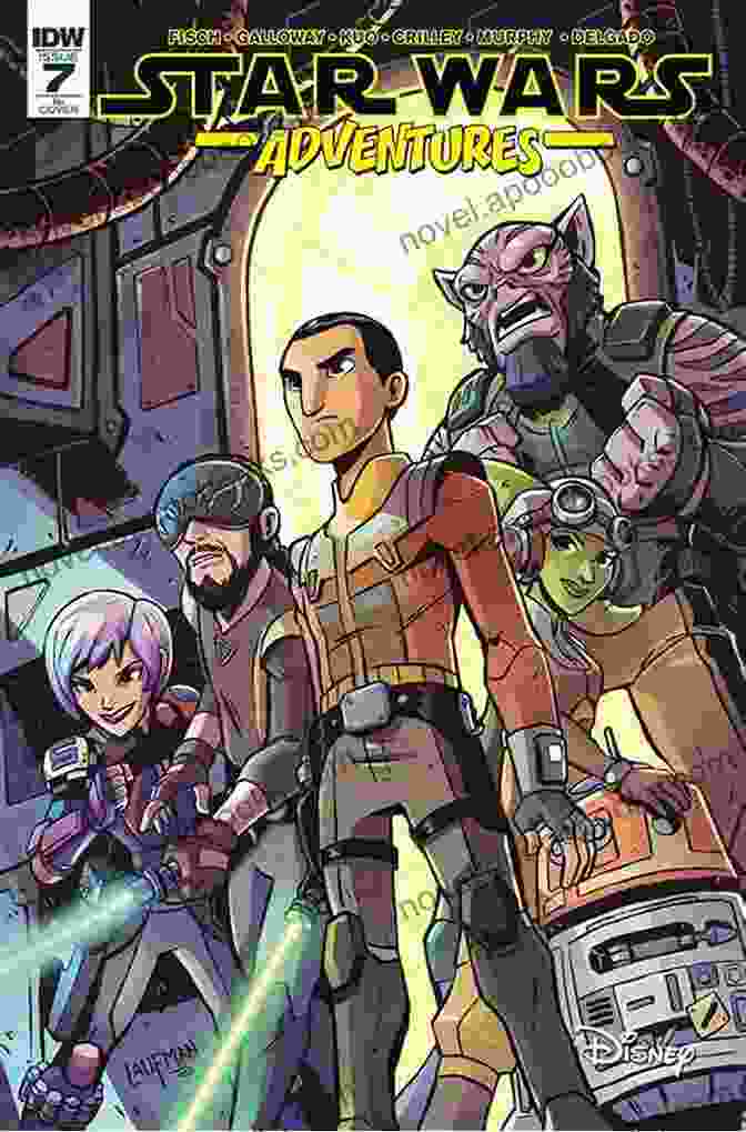 Rebels Comic Book Cover Featuring Sabine Wren Standing Against A Backdrop Of Stars And A Rebel Symbol REBELS (2009 2024) #17 Tony Bedard