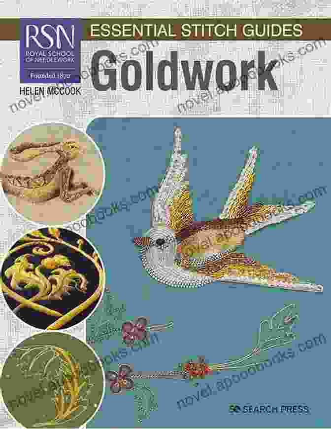 Rsn Essential Stitch Guides Goldwork Large Format Edition Book Cover RSN Essential Stitch Guides: Goldwork: Large Format Edition