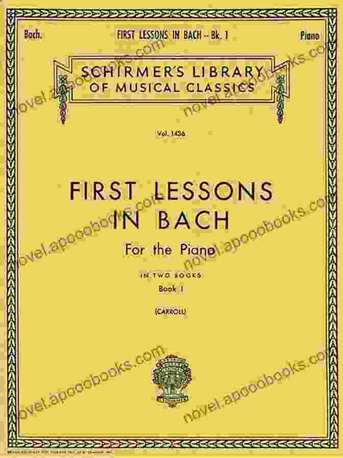 Schirmer Library Of Classics Volume 1436 Piano Solo Book Cover First Lessons In Bach 1: Schirmer Library Of Classics Volume 1436 Piano Solo