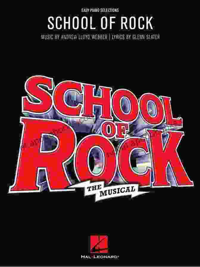 School Of Rock Easy Piano Songbook Cover School Of Rock Easy Piano Songbook