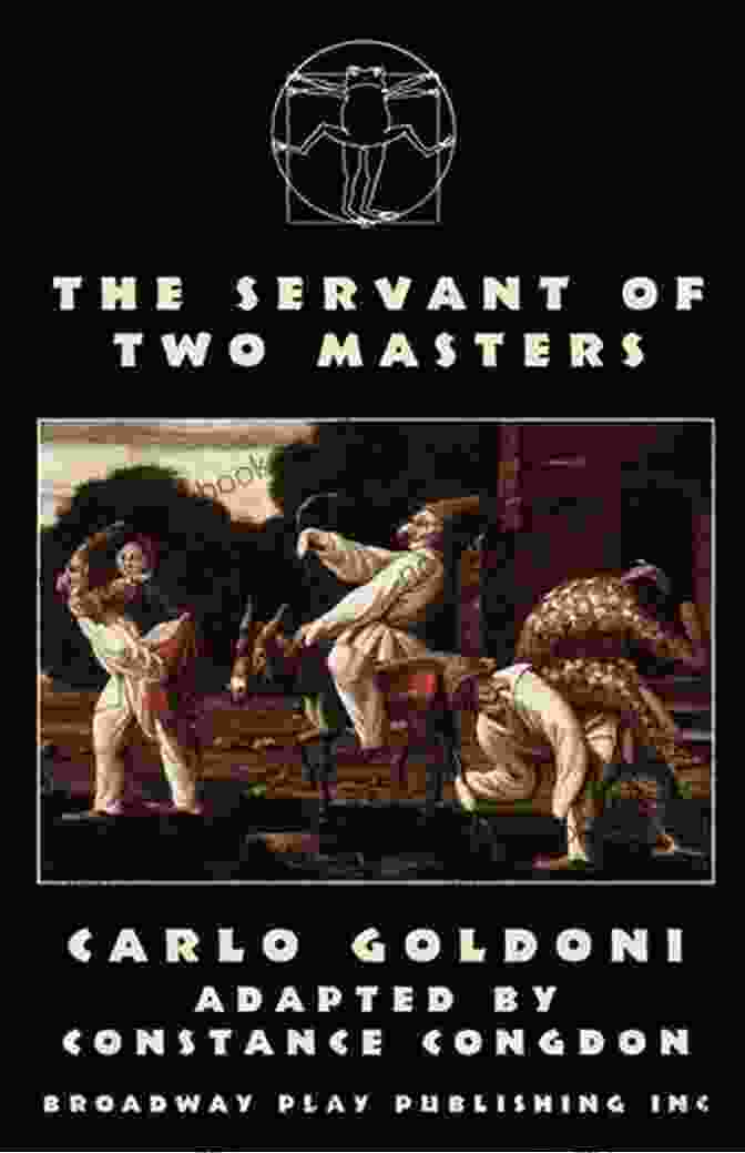 Servant Of Two Masters Book Cover Featuring A Man In A Venetian Mask A Servant Of Two Masters