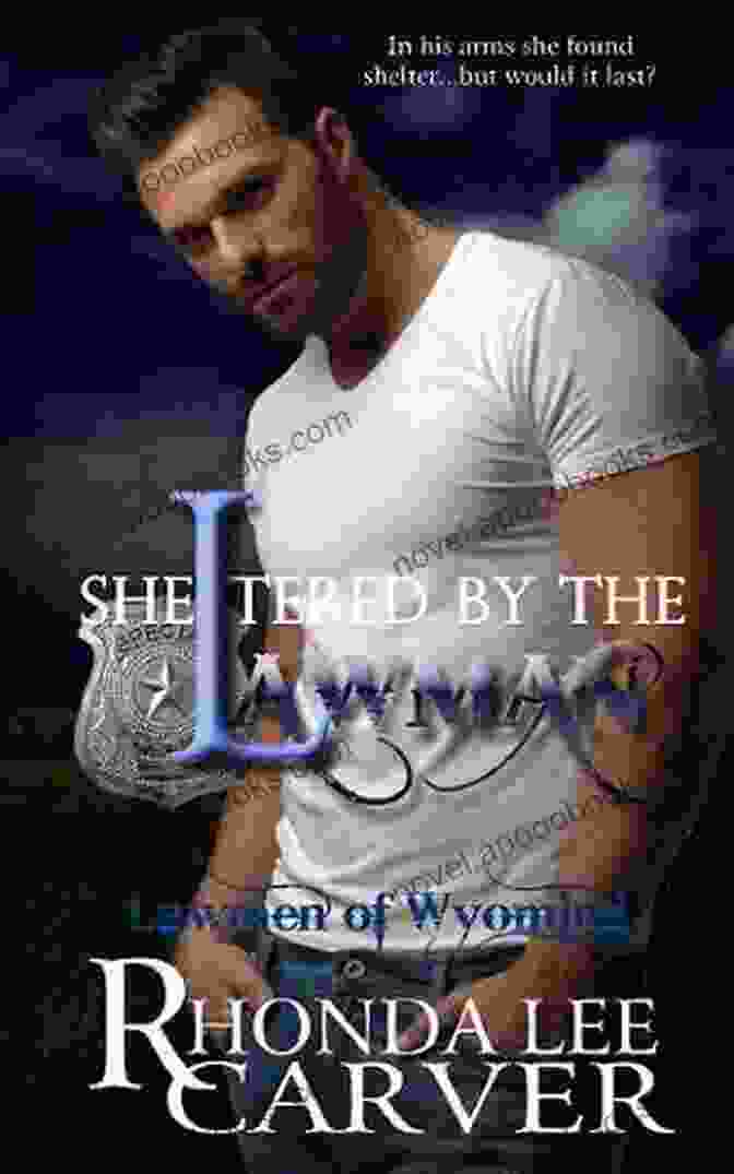 Sheltered By The Lawman Book Cover Featuring A Woman And A Cowboy On A Horse Sheltered By The Lawman (Lawmen Of Wyoming 5)