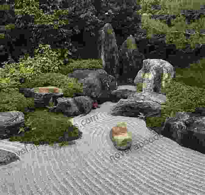 Symbolic Use Of Rocks In A Japanese Garden, Representing Mountains And Creating A Sense Of Grandeur. #japanesegarden: Japanese Style Garden Photo Book: The Microcosmos Of Zen Spirit