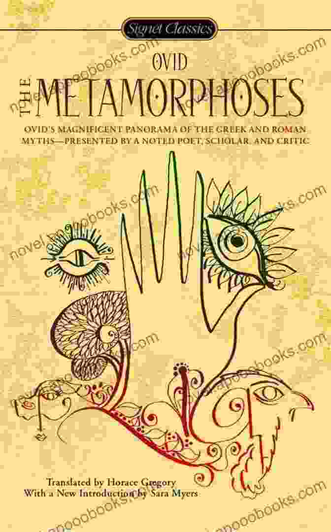 The Metamorphoses Of Ovid Maxnotes Literature Guides Book Cover Depicting A Mythical Scene With Gods, Humans, And Animals Undergoing Transformations. The Metamorphoses Of Ovid (MAXNotes Literature Guides)