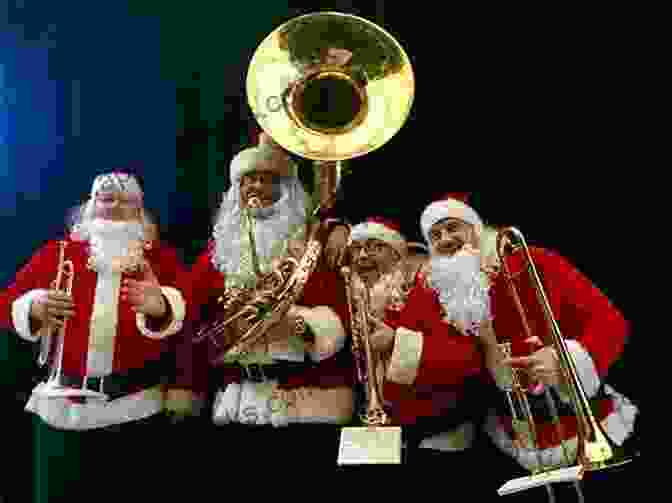 Trombone Christmas For Four Brass Quartet Album Cover (Trombone 2 T C ) Christmas For Four Brass Quartet: Medley Of 10 Christmas Carols