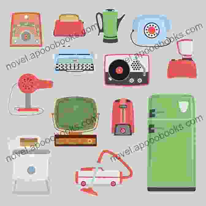 Vintage Household Appliances, Symbolizing The Enduring Relevance Of Dick's Insights Into The Relationship Between Technology And Society Household Electricity And Appliances Philip K Dick