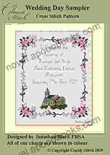 Wedding Day Sampler Cross Stitch Pattern