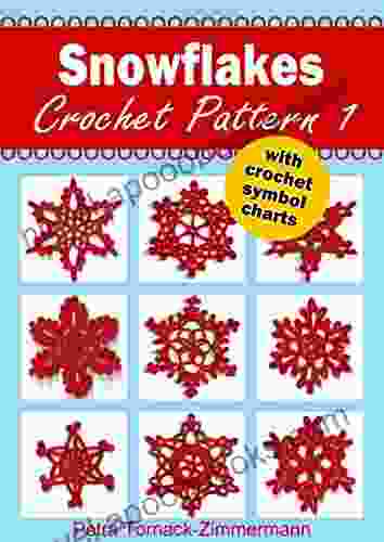 SNOWFLAKES Crochet Pattern 1: With Crochet Symbol Charts